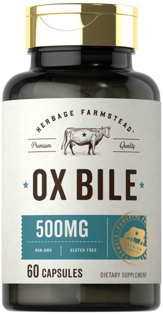 Herbage Ox Bile 500mg